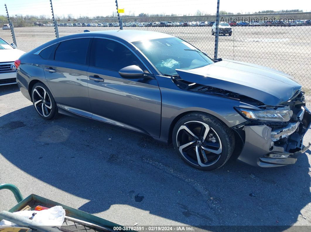 2020 Honda Accord Sport Серый vin: 1HGCV1F34LA105520