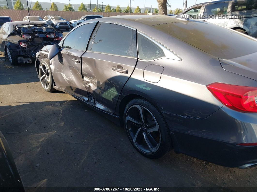 2020 Honda Accord Sport Gray vin: 1HGCV1F34LA115481