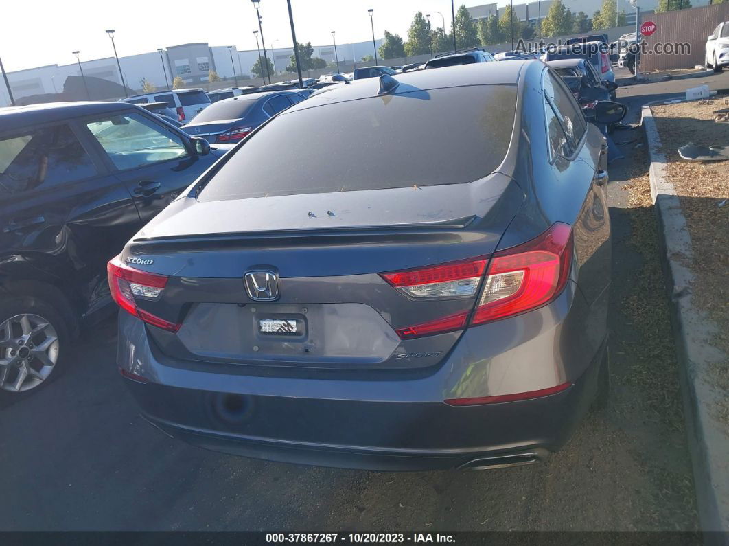 2020 Honda Accord Sport Gray vin: 1HGCV1F34LA115481