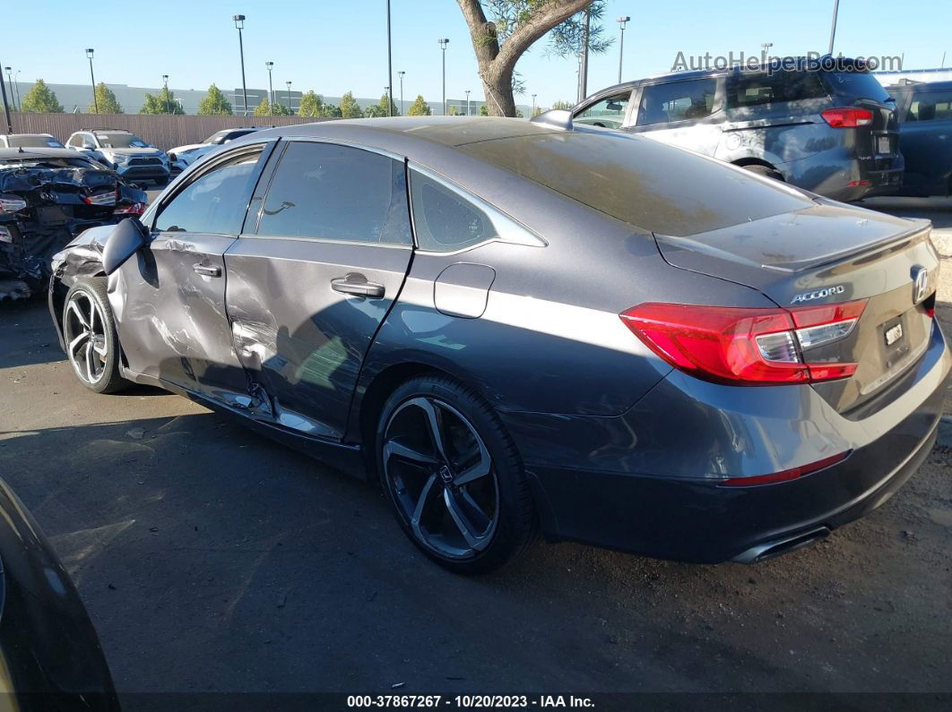 2020 Honda Accord Sport Gray vin: 1HGCV1F34LA115481