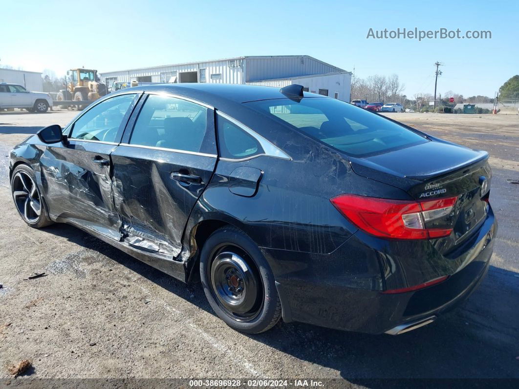 2020 Honda Accord Sport Black vin: 1HGCV1F34LA122981