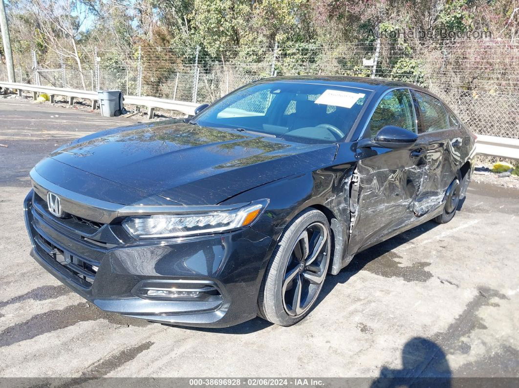 2020 Honda Accord Sport Black vin: 1HGCV1F34LA122981