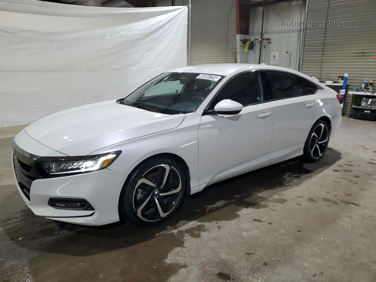 2020 Honda Accord Sport White vin: 1HGCV1F34LA130899