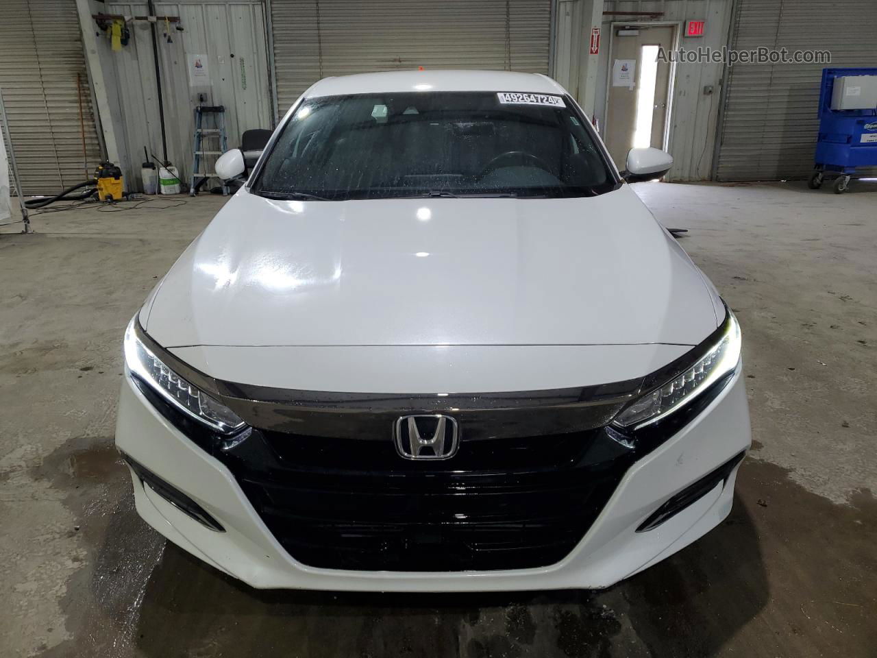 2020 Honda Accord Sport White vin: 1HGCV1F34LA130899