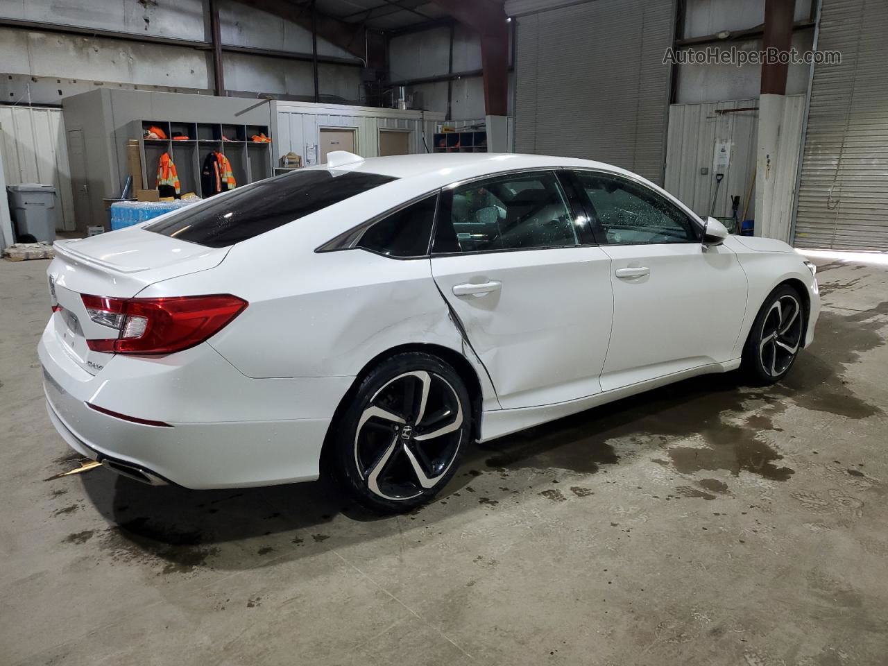 2020 Honda Accord Sport White vin: 1HGCV1F34LA130899