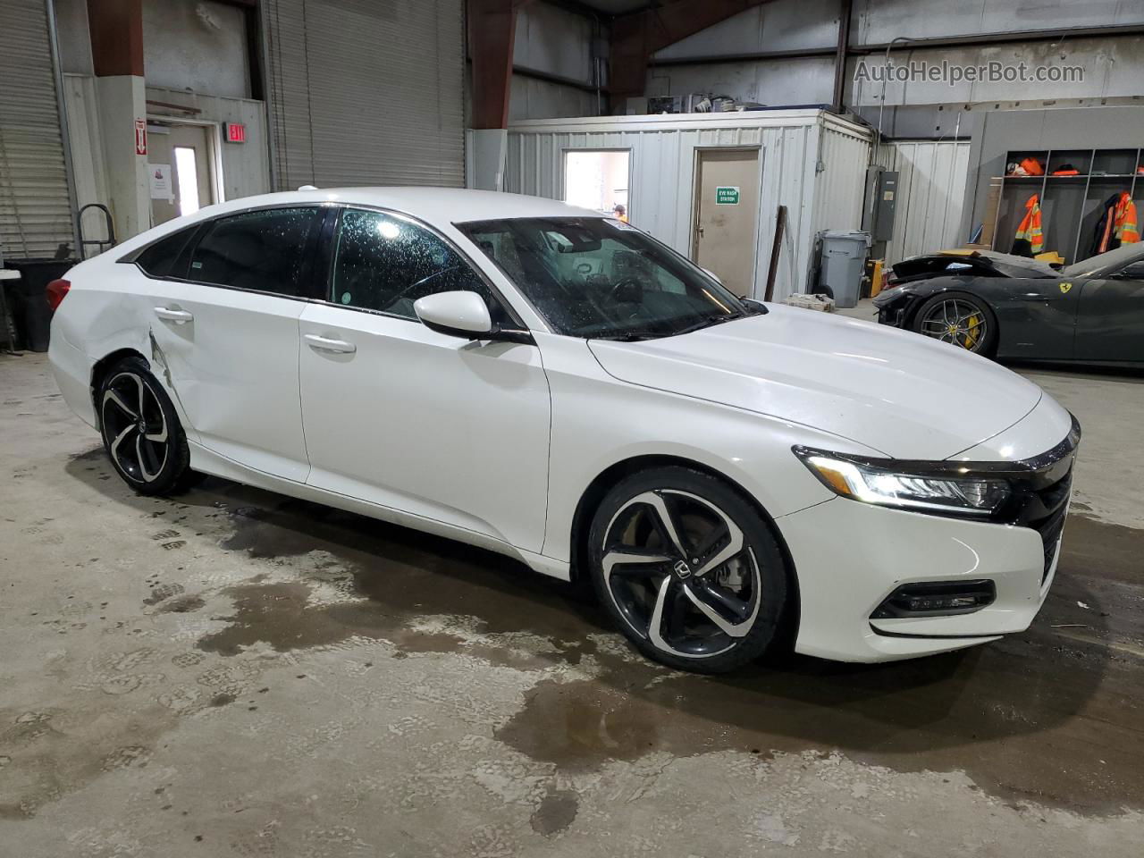 2020 Honda Accord Sport Белый vin: 1HGCV1F34LA130899