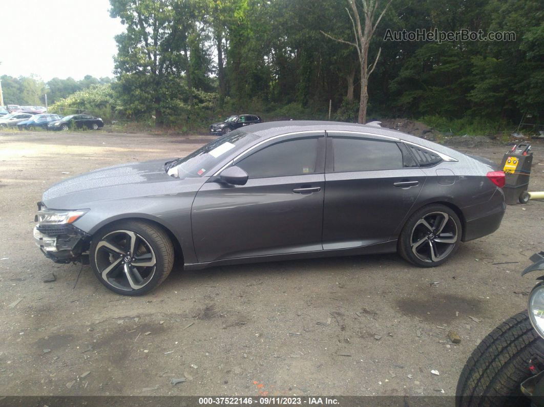 2018 Honda Accord Sport Gray vin: 1HGCV1F35JA096694