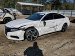 2018 Honda Accord Sport White vin: 1HGCV1F35JA143013