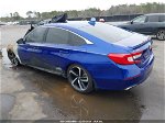 2018 Honda Accord Sport Blue vin: 1HGCV1F35JA187030
