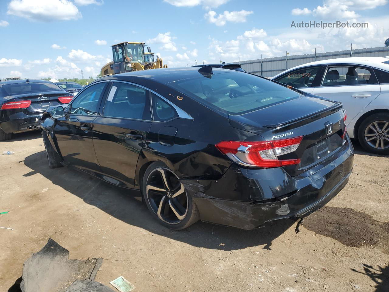 2019 Honda Accord Sport Black vin: 1HGCV1F35KA004498