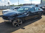 2019 Honda Accord Sport Черный vin: 1HGCV1F35KA004498