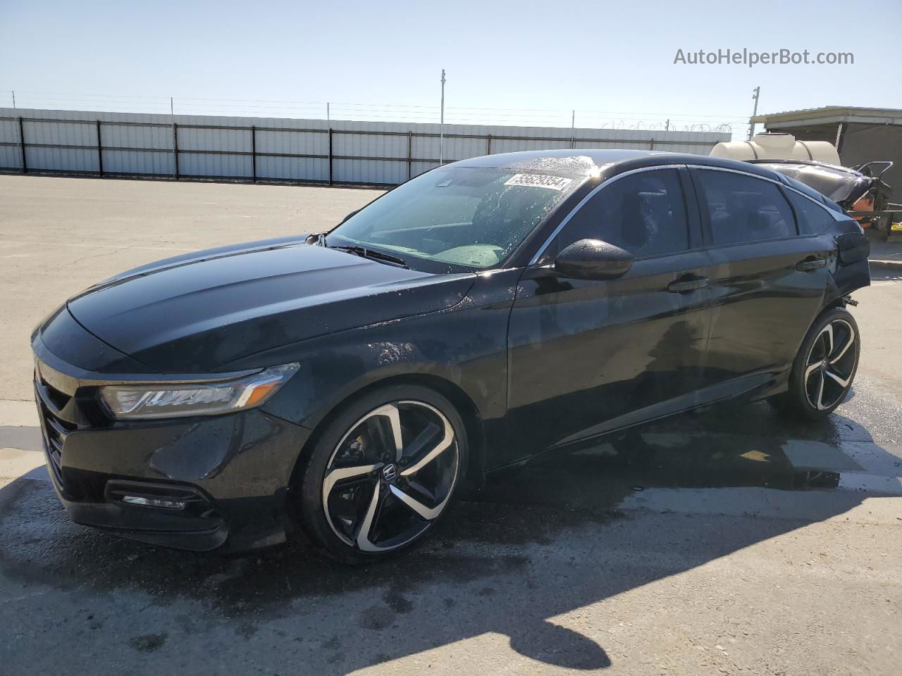 2019 Honda Accord Sport Black vin: 1HGCV1F35KA010074