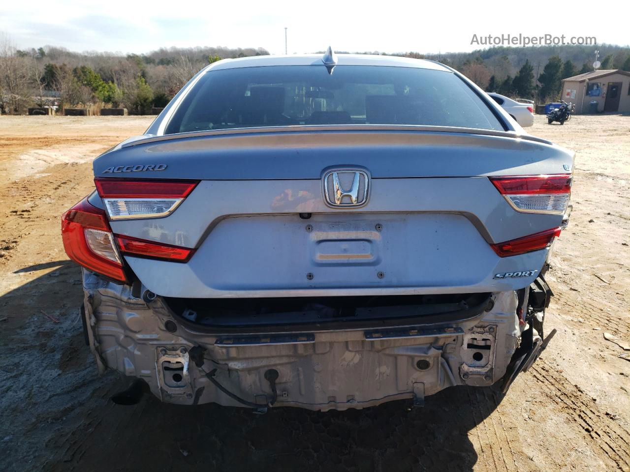 2019 Honda Accord Sport Silver vin: 1HGCV1F35KA026694