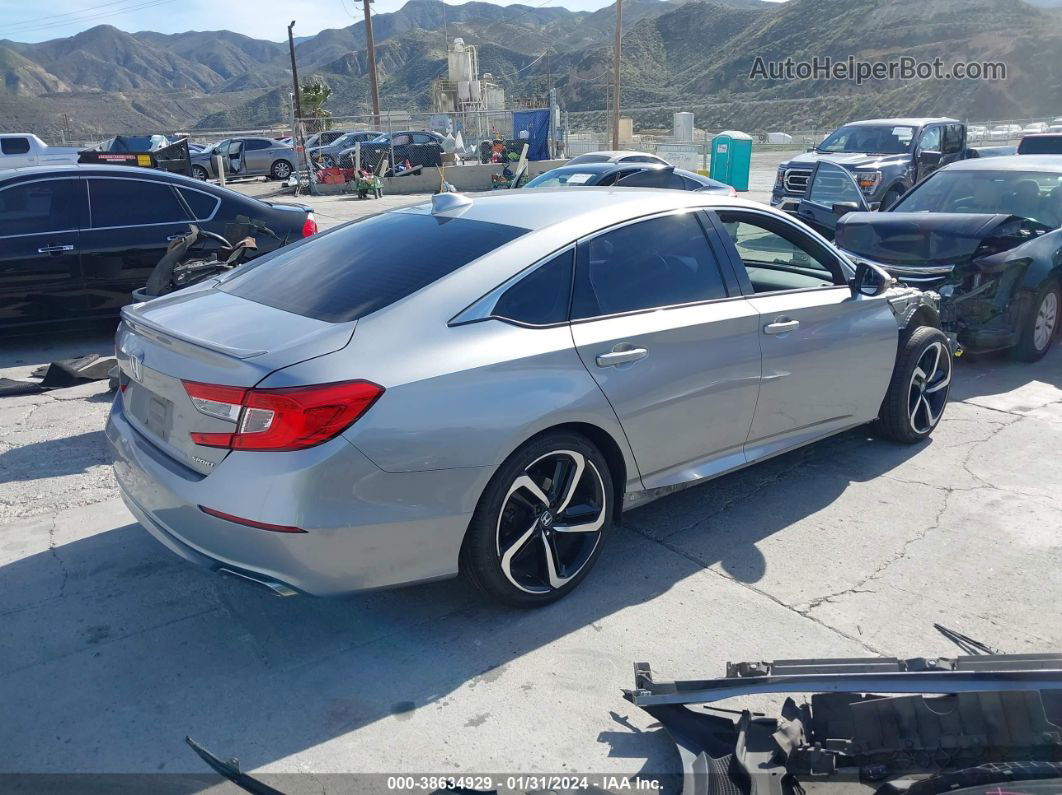 2019 Honda Accord Sport Gray vin: 1HGCV1F35KA052258