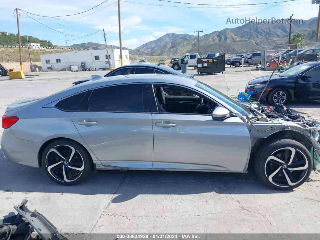 2019 Honda Accord Sport Gray vin: 1HGCV1F35KA052258