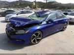 2019 Honda Accord Sedan Sport 1.5t Blue vin: 1HGCV1F35KA065785