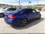 2019 Honda Accord Sedan Sport 1.5t Blue vin: 1HGCV1F35KA065785