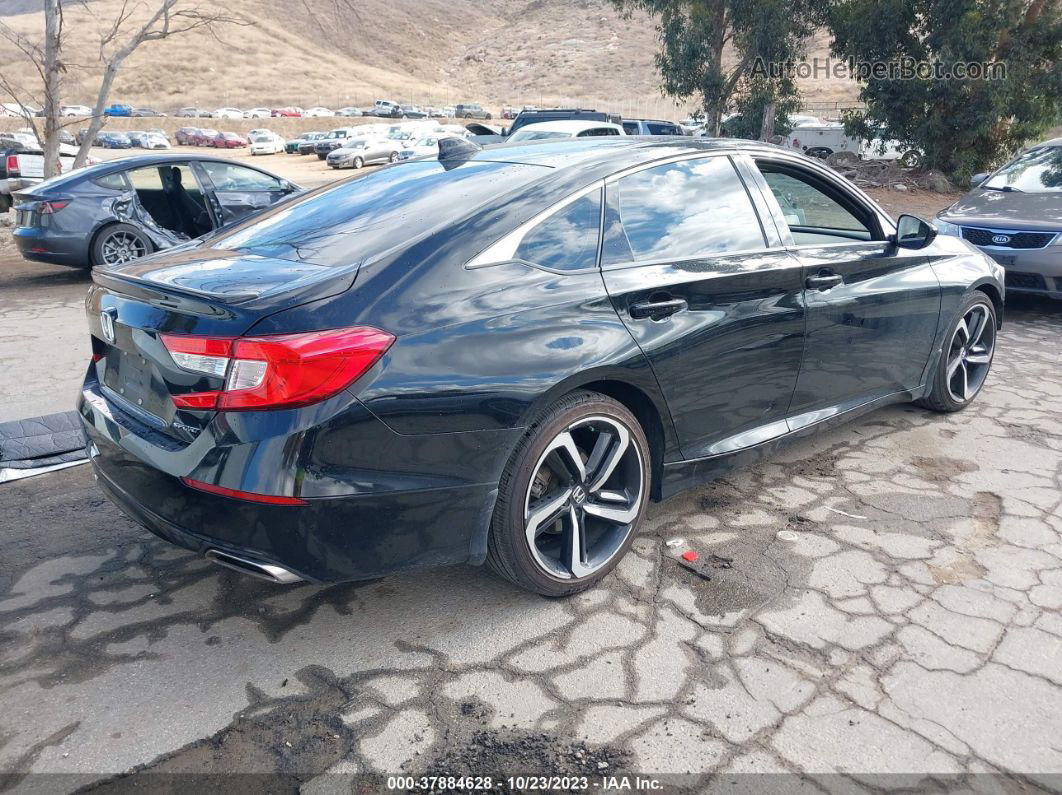 2019 Honda Accord Sport Black vin: 1HGCV1F35KA080433