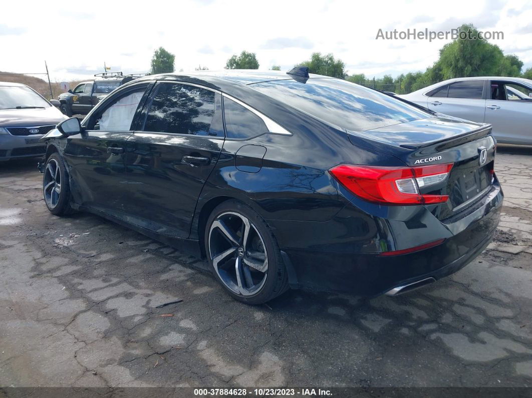 2019 Honda Accord Sport Black vin: 1HGCV1F35KA080433