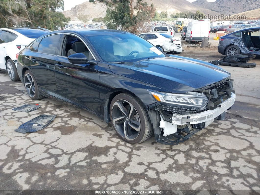 2019 Honda Accord Sport Black vin: 1HGCV1F35KA080433