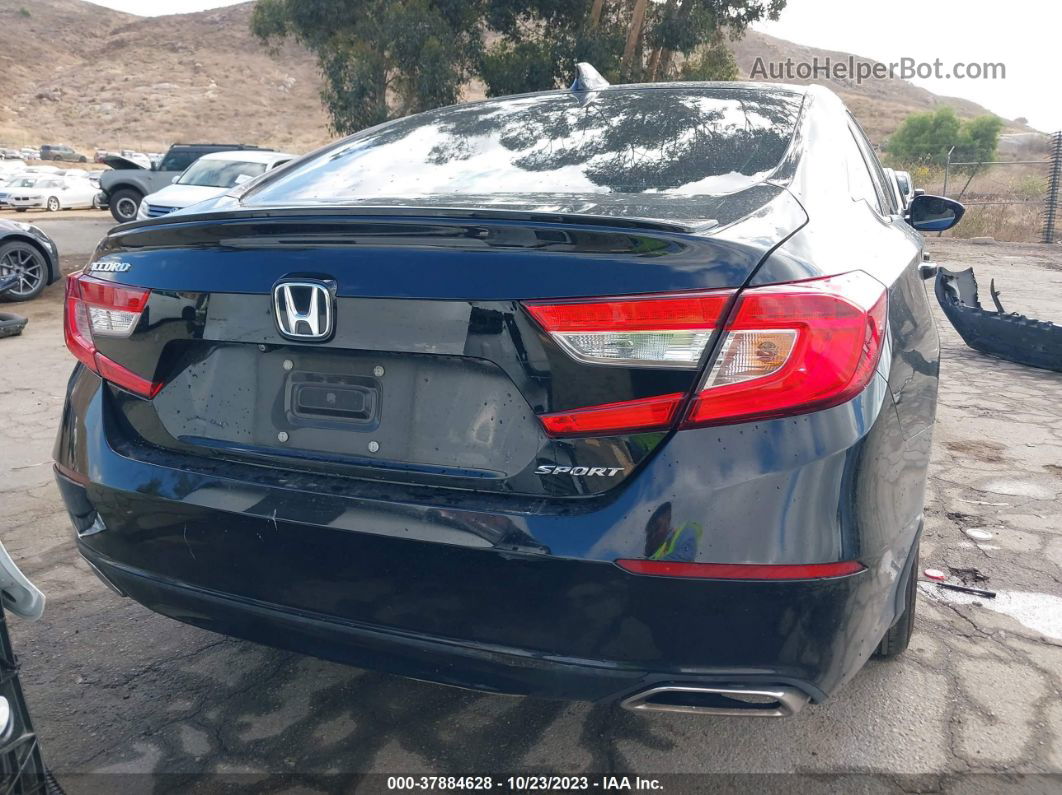 2019 Honda Accord Sport Black vin: 1HGCV1F35KA080433