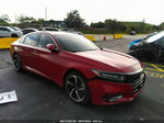 2019 Honda Accord Sedan Sport 1.5t Red vin: 1HGCV1F35KA088418