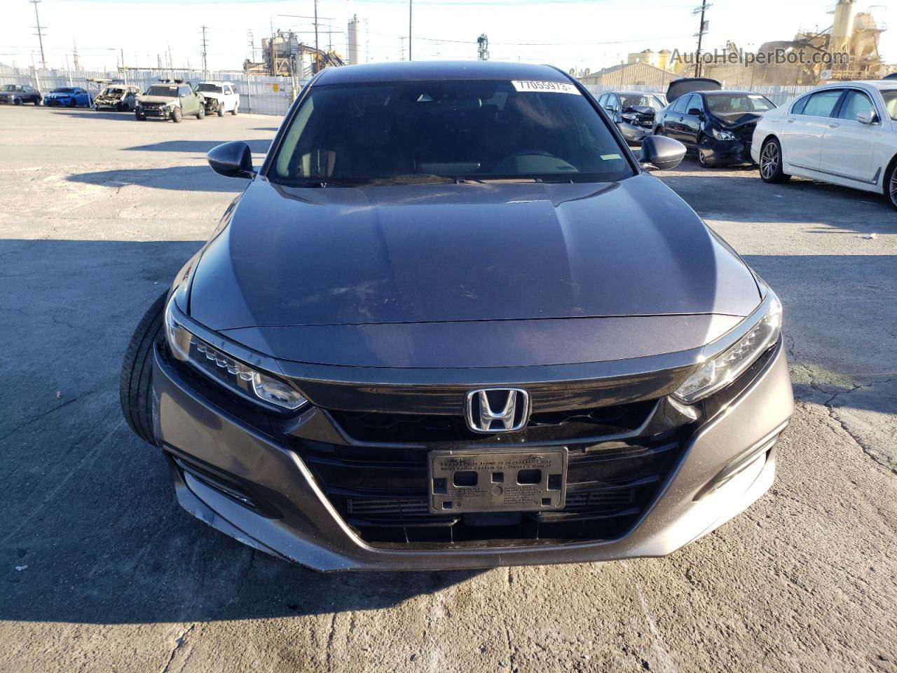 2019 Honda Accord Sport Gray vin: 1HGCV1F35KA091089