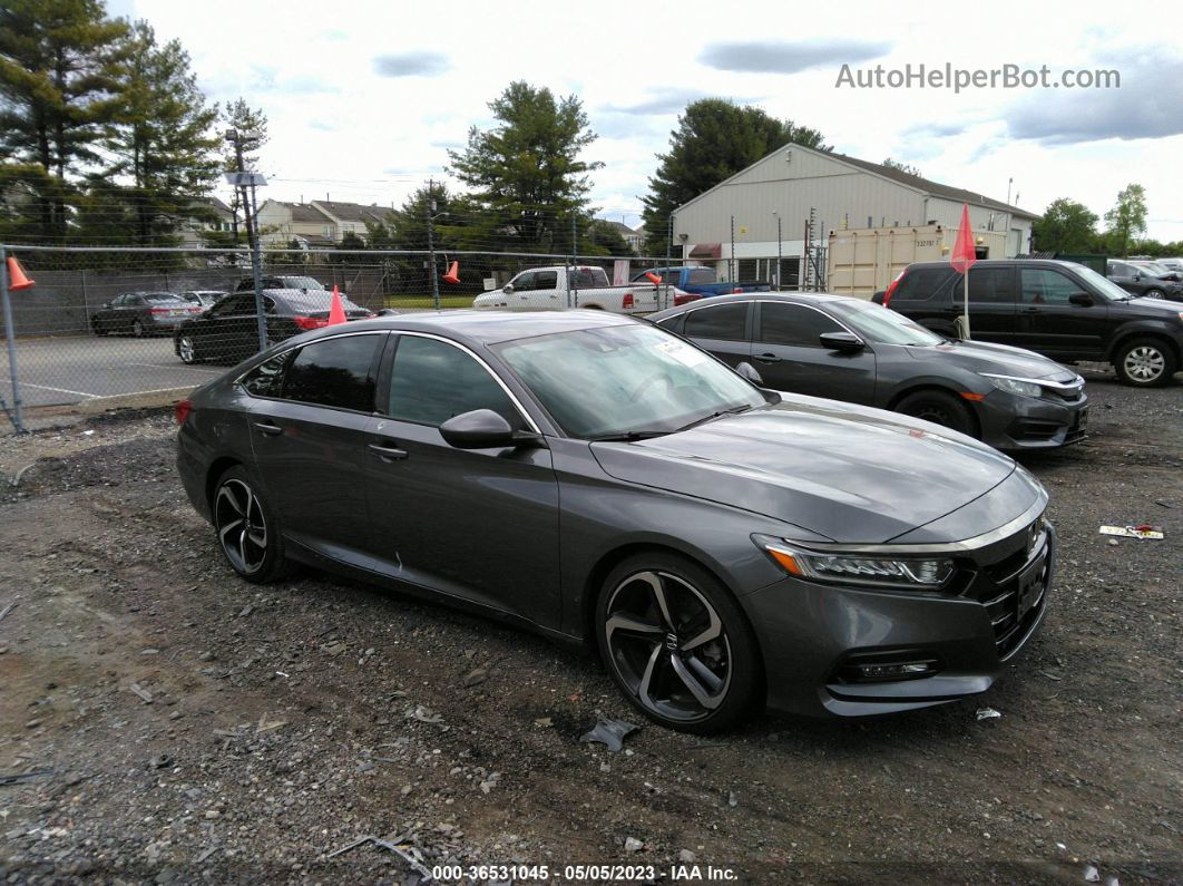 2019 Honda Accord Sedan Sport 1.5t Gray vin: 1HGCV1F35KA123264