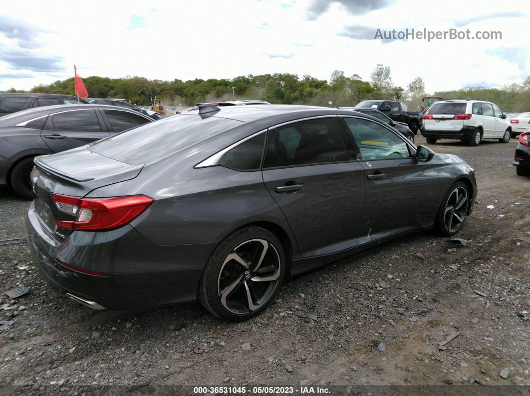 2019 Honda Accord Sedan Sport 1.5t Gray vin: 1HGCV1F35KA123264