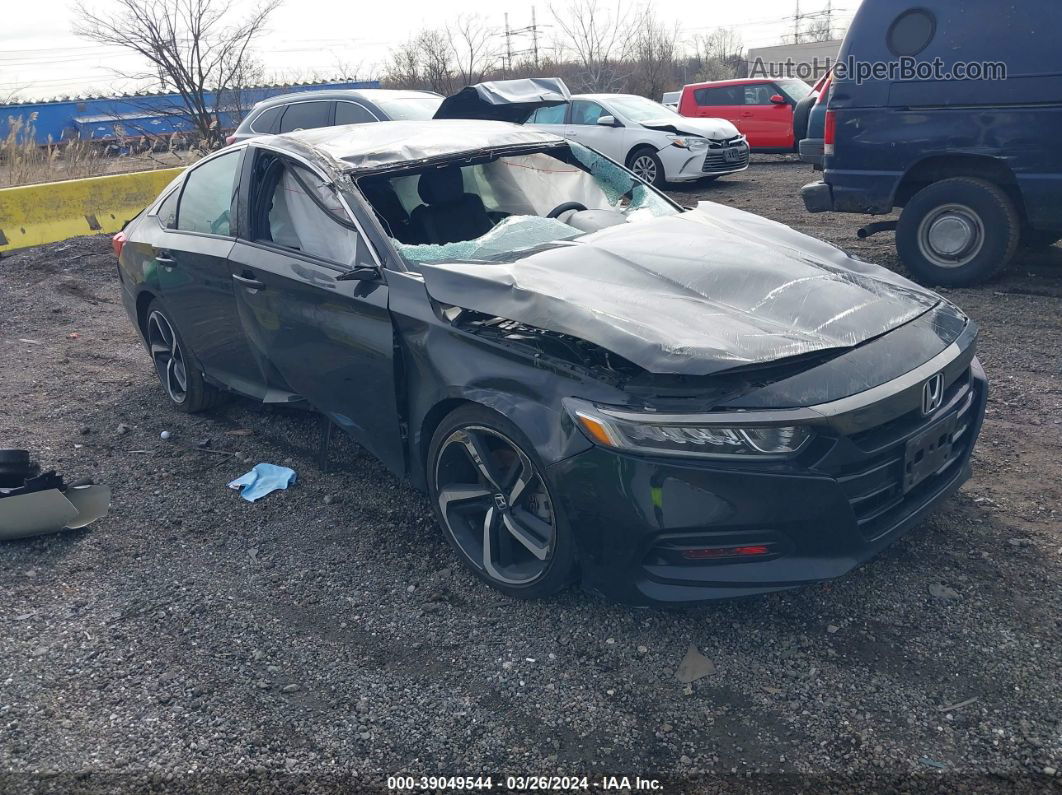 2019 Honda Accord Sport Black vin: 1HGCV1F35KA138038