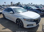 2019 Honda Accord Sport White vin: 1HGCV1F35KA142767