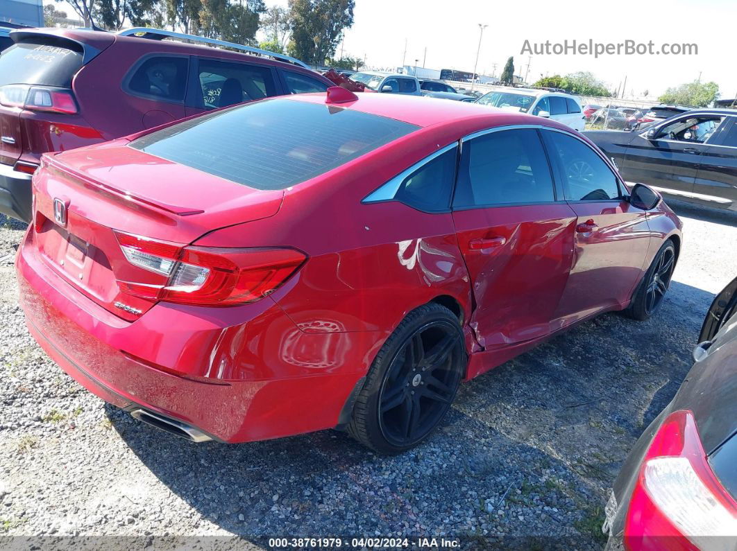 2020 Honda Accord Sport Red vin: 1HGCV1F35LA022260