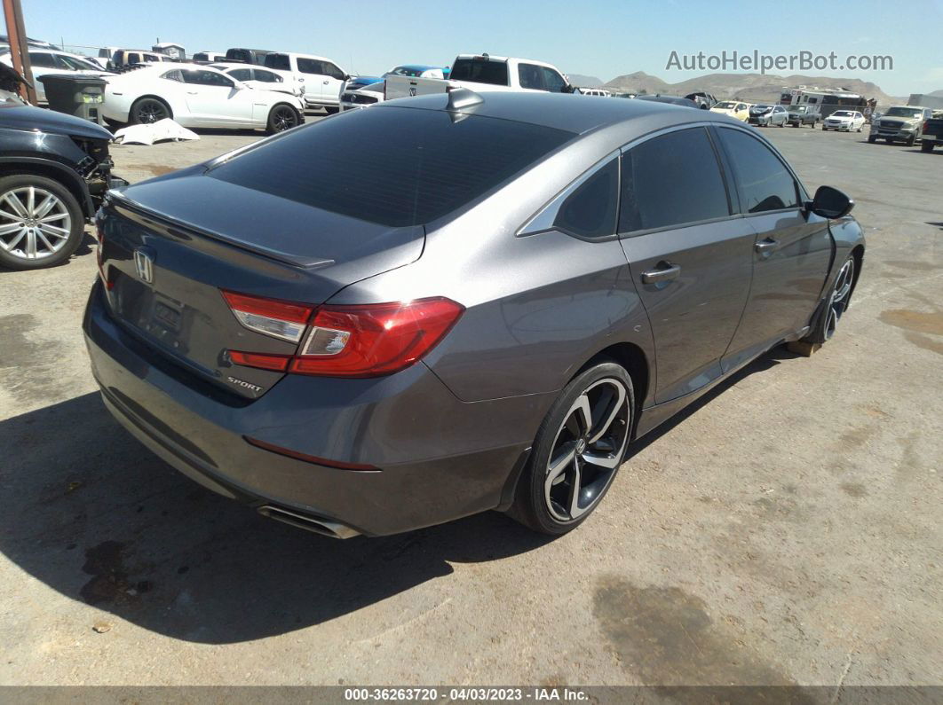 2020 Honda Accord Sport Gray vin: 1HGCV1F35LA072530