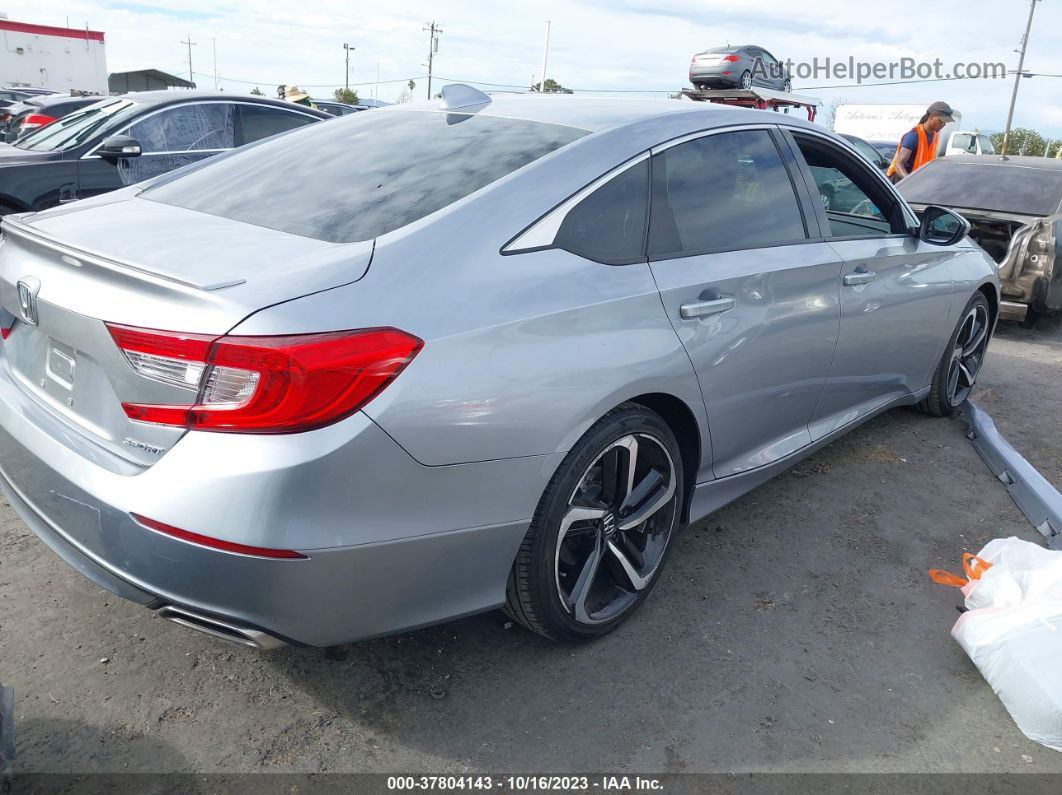 2020 Honda Accord Sedan Sport Silver vin: 1HGCV1F35LA082278