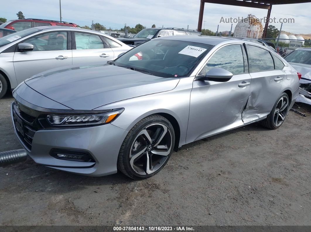 2020 Honda Accord Sedan Sport Silver vin: 1HGCV1F35LA082278