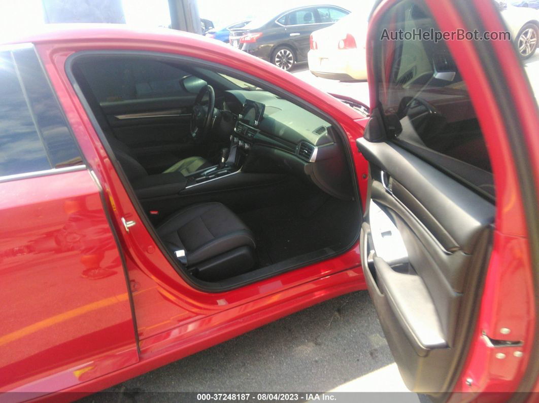 2020 Honda Accord Sedan Sport Red vin: 1HGCV1F35LA087030