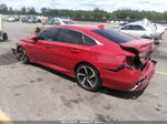 2020 Honda Accord Sedan Sport Red vin: 1HGCV1F35LA087030