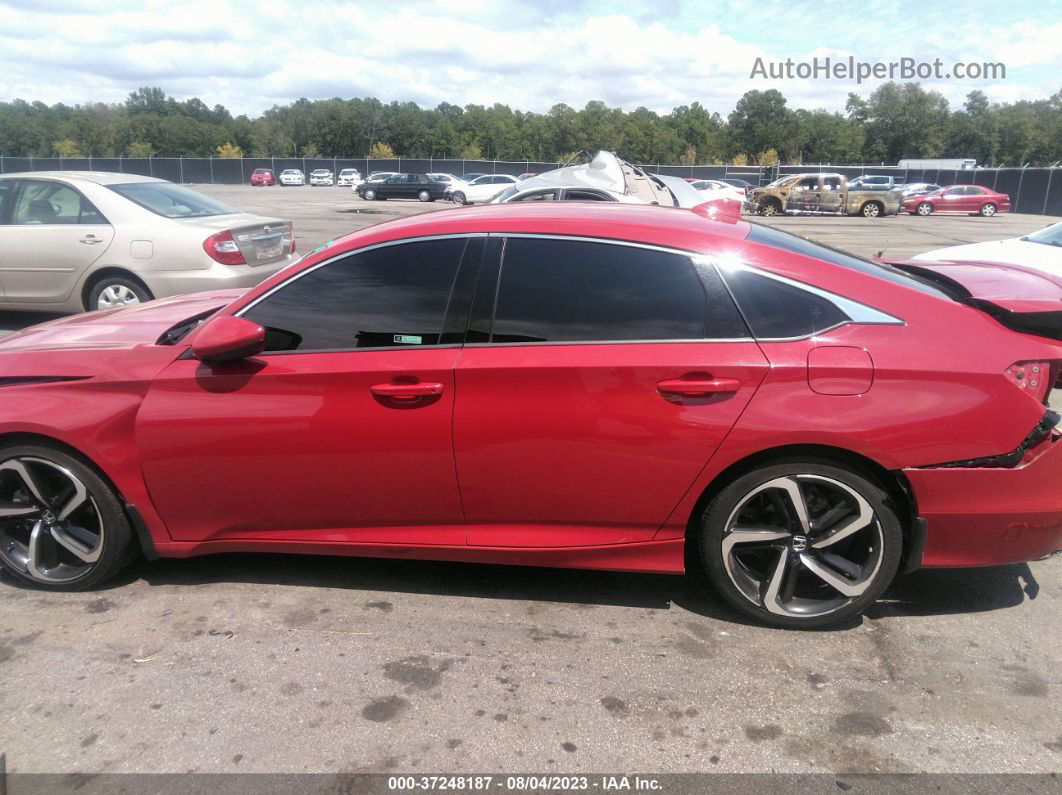 2020 Honda Accord Sedan Sport Red vin: 1HGCV1F35LA087030