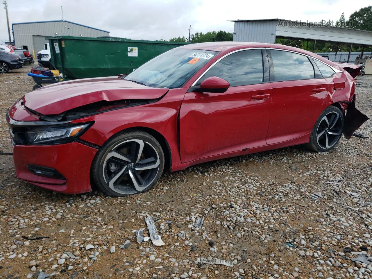 2020 Honda Accord Sport Red vin: 1HGCV1F35LA127901