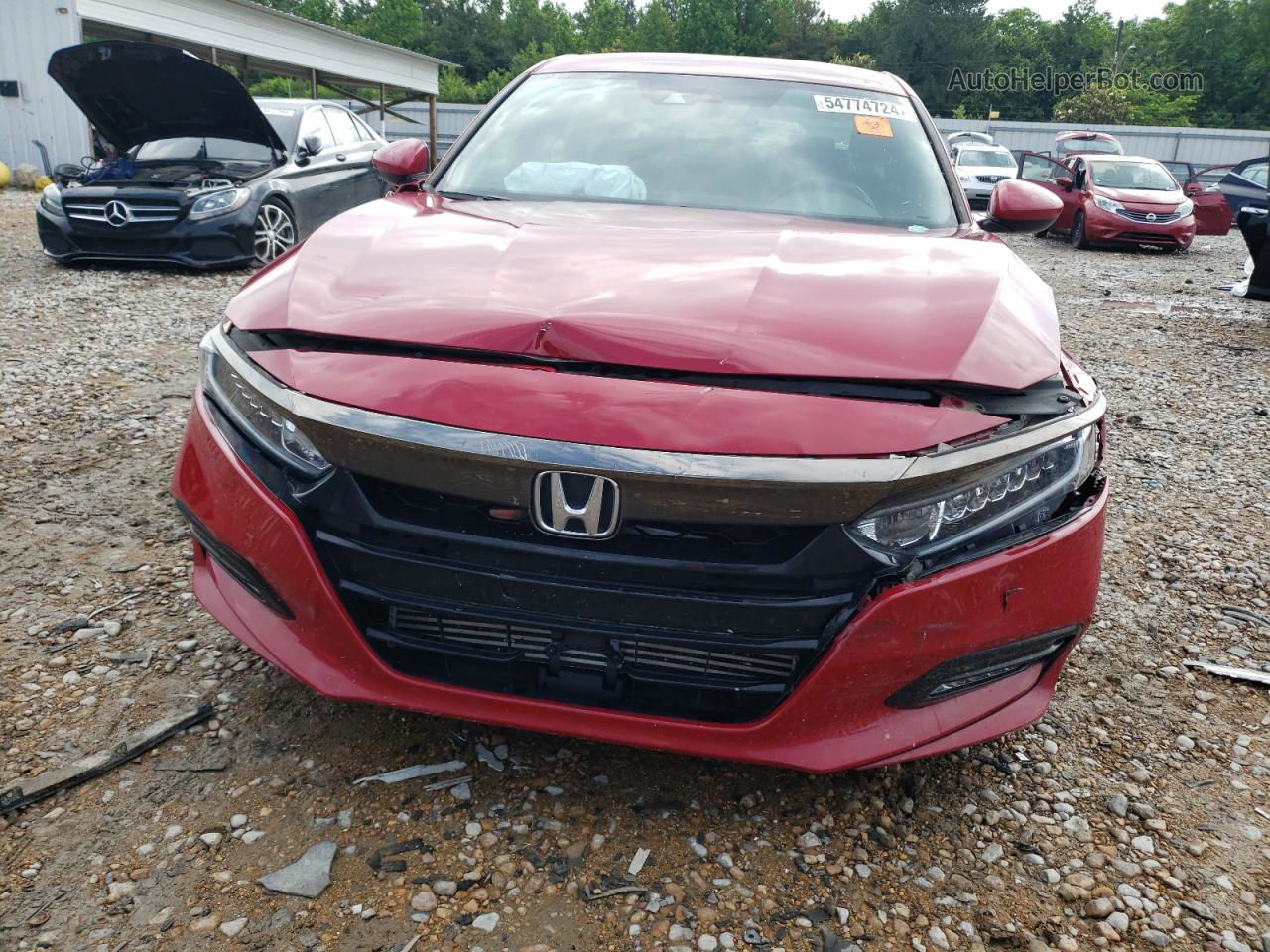 2020 Honda Accord Sport Red vin: 1HGCV1F35LA127901