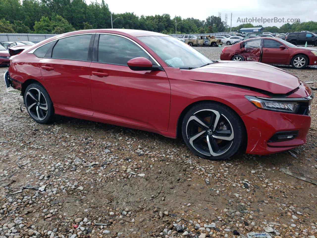 2020 Honda Accord Sport Red vin: 1HGCV1F35LA127901