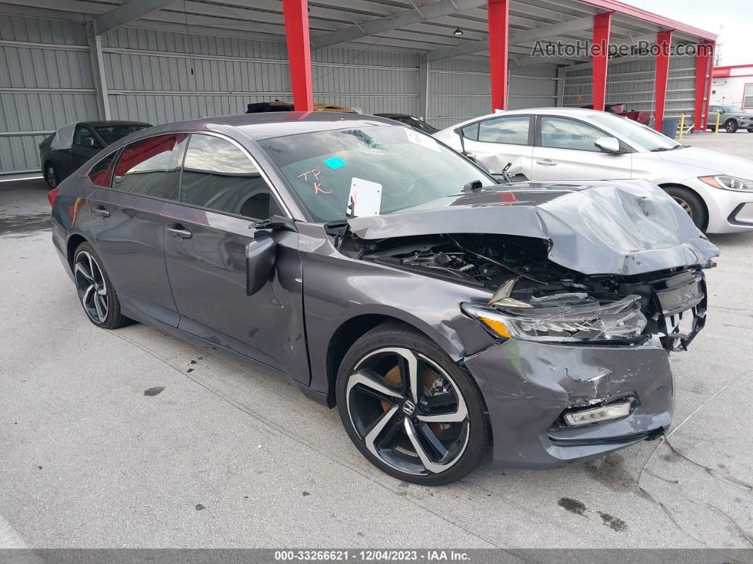 2020 Honda Accord Sport Gray vin: 1HGCV1F35LA129244