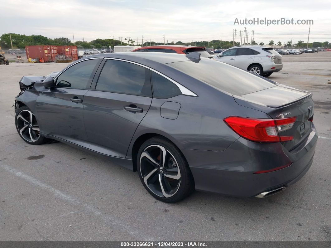 2020 Honda Accord Sport Gray vin: 1HGCV1F35LA129244