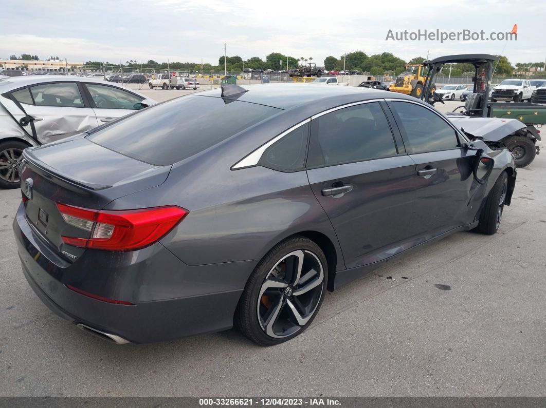 2020 Honda Accord Sport Gray vin: 1HGCV1F35LA129244