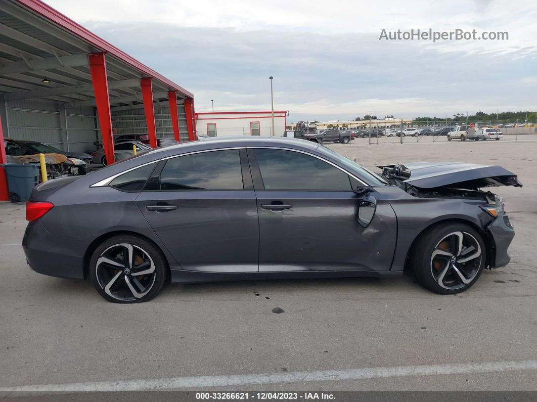 2020 Honda Accord Sport Gray vin: 1HGCV1F35LA129244