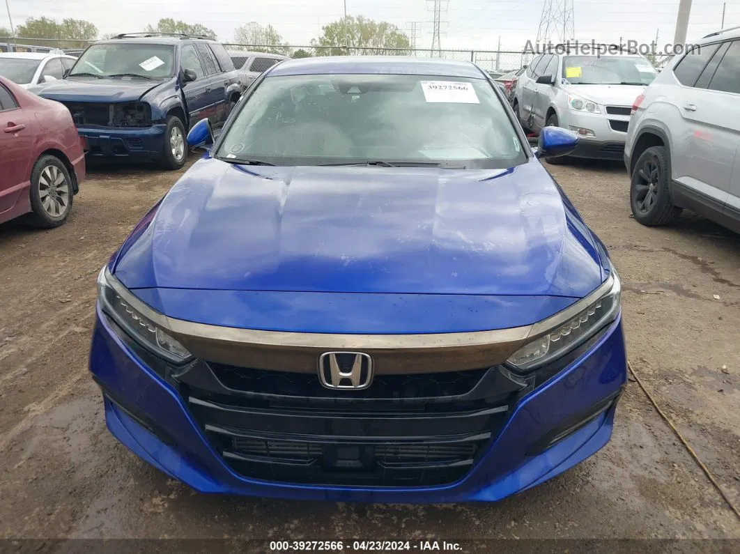 2020 Honda Accord Sport Blue vin: 1HGCV1F35LA149980