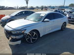 2018 Honda Accord Sport White vin: 1HGCV1F36JA097238