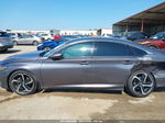 2018 Honda Accord Sport Gray vin: 1HGCV1F36JA234856