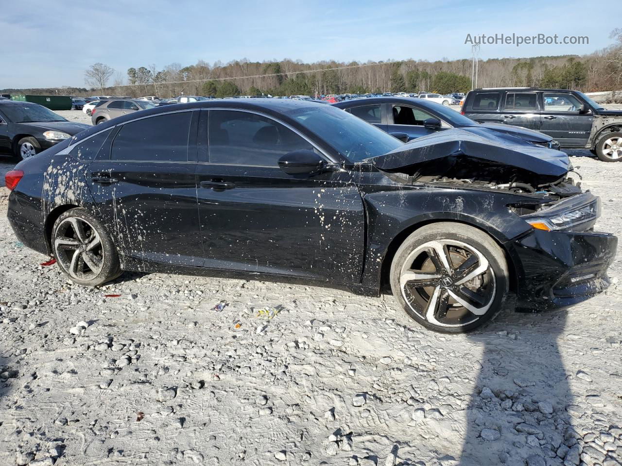 2019 Honda Accord Sport Black vin: 1HGCV1F36KA005367