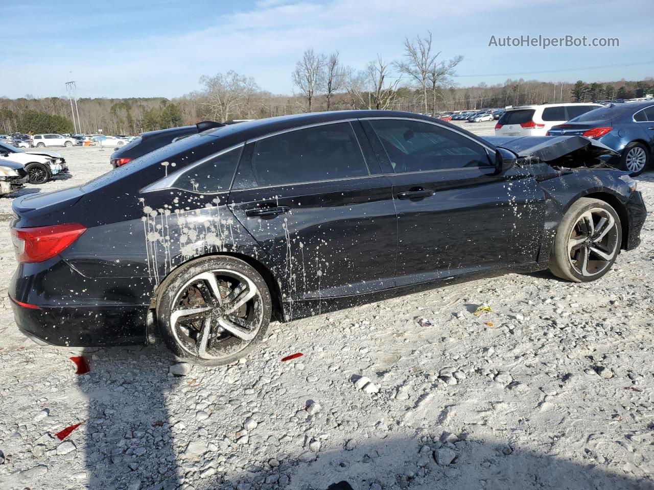 2019 Honda Accord Sport Black vin: 1HGCV1F36KA005367